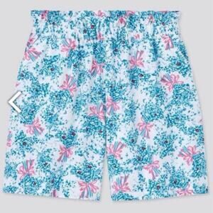 Paul & Joe Uniqlo France Paperbag Waist Blue Shorts Kittens 11-12 100% Cotto
